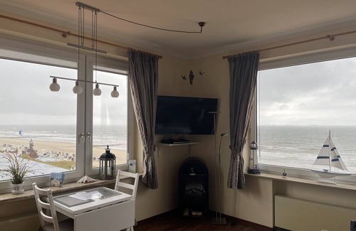 Wangerooge Apartamento | Piso de gran calidad para un máximo de 2 P. directamente en la playa de Wangerooge con el norte