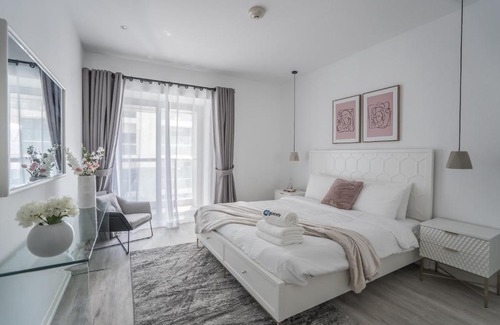 Dubai Marina Apartamento | HiGuests - Cloudy Apt, 10-min walk to Dubai Harbor