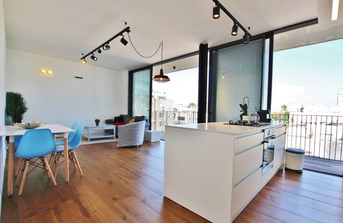Tel Aviv Apartamento | Hilton Beach new Spectacular 2BR Terrace