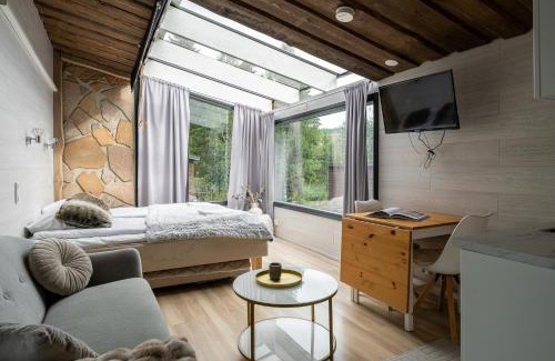 Jamsa Casa | Himosranta Suite A - Private Suite with Hot Tub & Lake Views