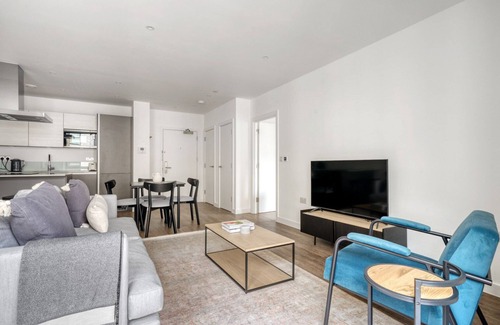 William Morris Apartamento | Hip Walthamstow 1BR w/ Gym, Lounge & Concierge nr Tube, by Blueground