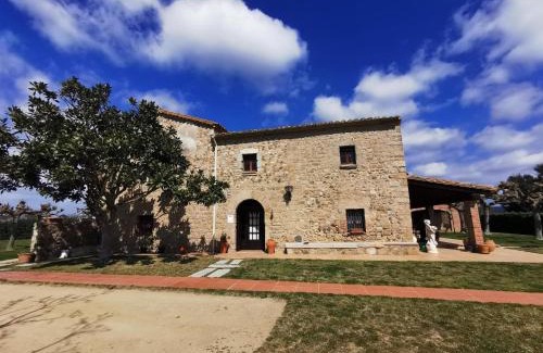 Llagostera Casa | Histórica Masía con Piscina, Rodeada de Bosques y Campos, Ideal para Familias y Amigos - ES-209-36