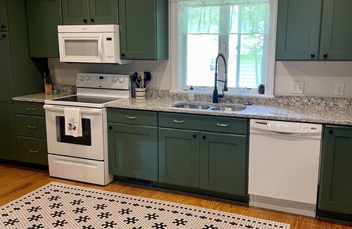 Lakeside Cabaña | Historic updated cottage walking distance from the pool!