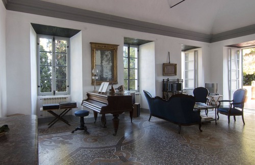 Latte Villa | Villa histórica con vistas al mar y piscina.