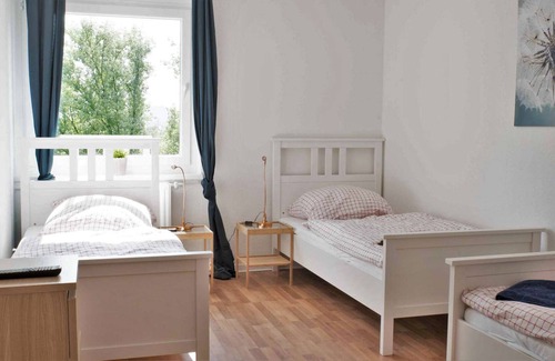 Hassels Apartamento | HÖ01 large apartment with dryer and washing machine