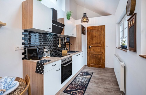 Neustadt an der Weinstrasse Apartamento | Apartamento vacacional 'Fachwerk' con Wi-Fi