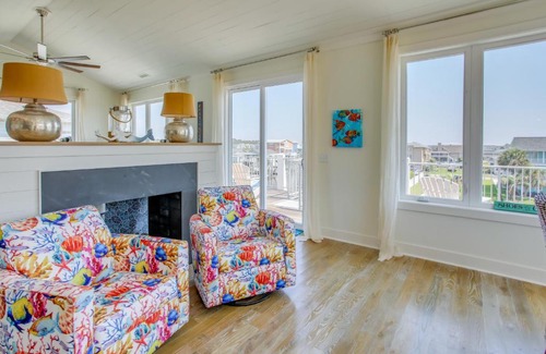 Holden Beach Casa | Holden Beach House with Boat Dock Steps to Beach!