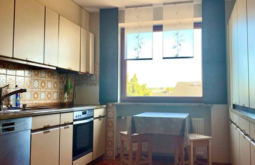 Schwarzenbach an der Saale Apartamento | Apartamento vacacional "Waldhütter" con vistas a la montaña, terraza compartida y Wi-Fi