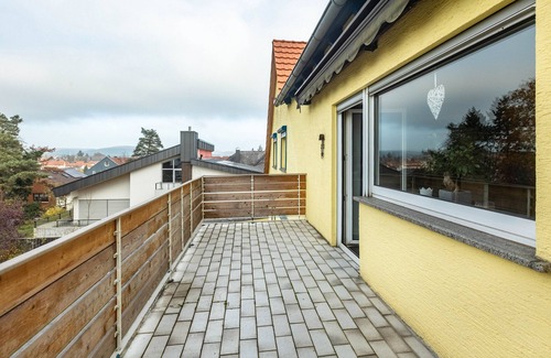 Lauterbach Apartamento | Apartamento vacacional "Felsenweg" con jardín comunitario, balcón y Wi-Fi