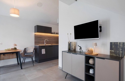 Bad Ditzenbach Apartamento | Apartamento vacacional '6' con vistas a la montaña, terraza privada y Wi-Fi