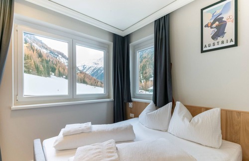 Zwieselstein Apartamento | Apartamento en Zwieselstein (Sölden) con balcón, 2 dormitorios y 2 duchas.