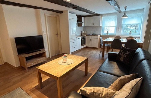 Gellinghausen Apartamento | Apartamento vacacional '3, 53qm' con terraza y jardín compartidos y Wi-Fi