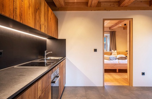 San Genesio Atesino Apartamento | Apartamento Egger an der Lahn - Nonno con vistas a la montaña, terraza y Wi-Fi