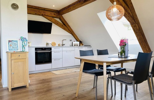 Kappel Apartamento | Apartamento vacacional 'Haus Alpenblick' con vistas a la montaña, terraza comunitaria y Wi-Fi