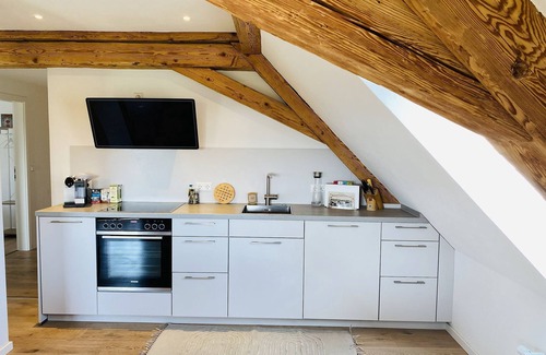 Kappel Apartamento | Apartamento vacacional 'Haus Alpenblick' con vistas a la montaña, terraza comunitaria y Wi-Fi