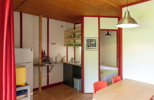Malbosc Casa | Casa de vacaciones 'Bungalow Moulin Du Gournier' con terraza privada y jardín compartido