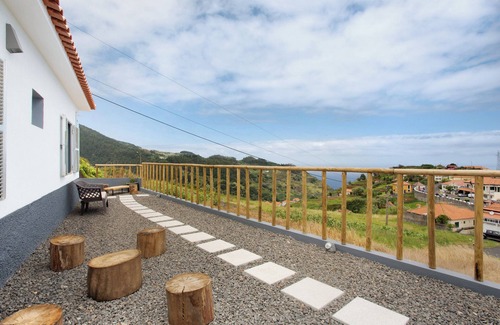 Ribeira da Janela Casa | Casa de vacaciones 'Casa Da Ribeira Da Janela' con vistas al mar, Wi-Fi y aire acondicionado