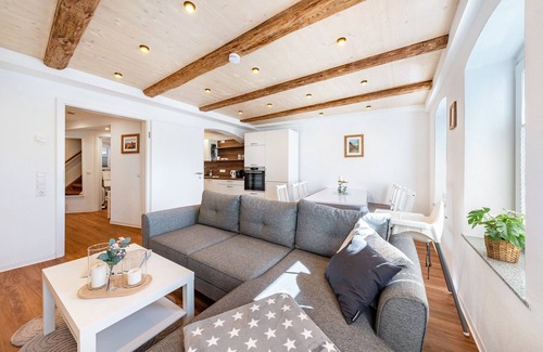 Nikolaivorstadt Casa | Casa de vacaciones 'Feriehaus1856de' con sauna, jardín comunitario y Wi-Fi