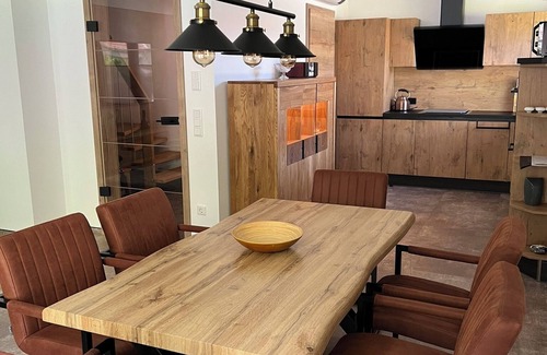 Klausdorf Casa | Casa de vacaciones 'Ferienhaus Am Nationalpark' con vistas al lago, Wi-Fi y aire acondicionado