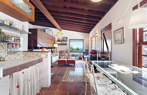 Hermigua Casa | Casa de vacaciones 'Finca Los Tableros' con vistas al mar, jardín, terraza y Wi-Fi de alta velocidad