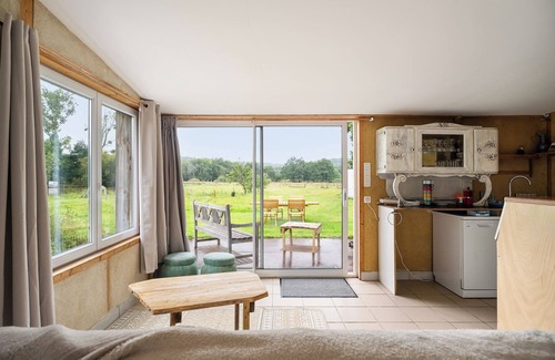 Broons Casa | Casa de vacaciones 'Gîte Pour 4 Avec Sauna' con jardín compartido