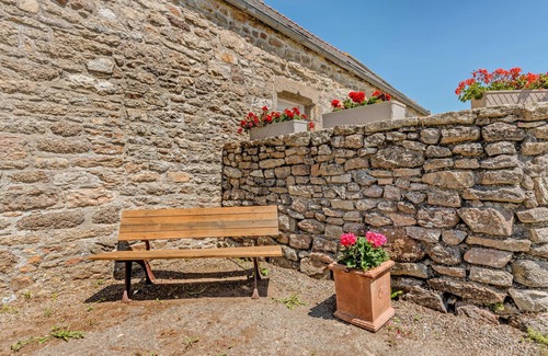 Porspoder Casa | Casa de vacaciones 'Le Gîte Bleu 2' con terraza privada y jardín compartido