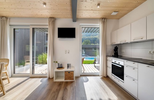 Beuron Apartamento | Casa de vacaciones 'Lupus 3' con vistas a la montaña, terraza privada y WLAN
