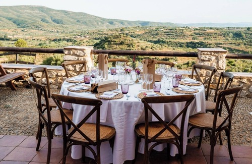 La Salzadella Casa | Casa de vacaciones 'Masia Mas Del Rey' con vistas a la montaña, piscina privada y Wi-Fi