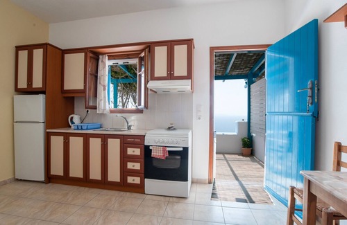 Donoussa Casa | Casa de vacaciones 'Mesaria' con vistas al mar, Wi-Fi y aire acondicionado