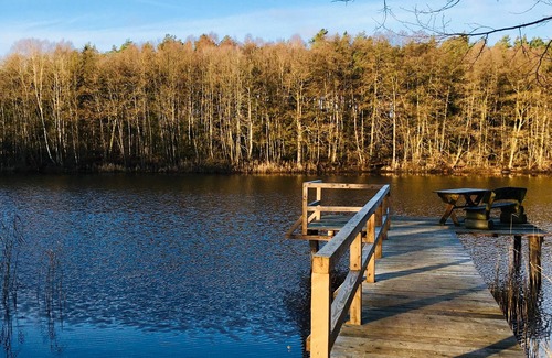 Kakeldutt Casa | Casa de vacaciones, Parque Nacional de Müritz, en el bosque y el agua! ¡Para ciclistas y excursionistas!