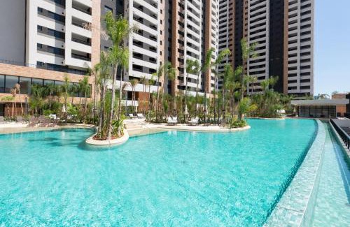 Bras Apartamento | Home Cinema em Resort Top com Xbox e 2 Qts com AC
