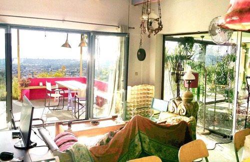 Dirfys-Messapia Villa | Homerez - Villa para 6 pers. con vistas al mar, jardín y terraza en Politika