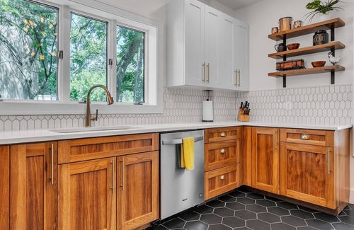 Burns Park Casa | Hot Tub | Theater | Sauna | Deck | Fire Pit | Walk to Stadium/Downtown/Park