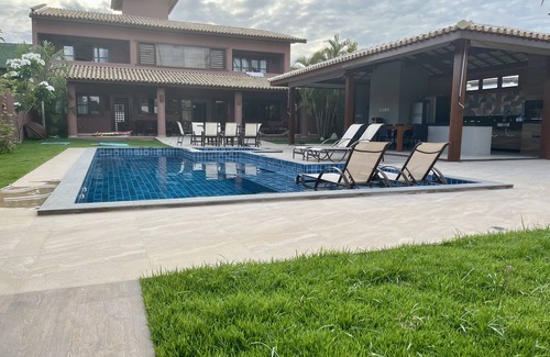 Itacimirim Casa | Casa 6/4 (5suítes aire), piscina, hogar, cocinero, seguridad, 480 m2