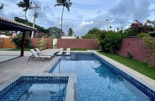 Itacimirim Casa | Casa 6/4 (5suítes aire), piscina, hogar, cocinero, seguridad, 480 m2