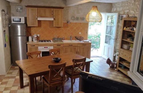 Fontvieille Cabaña | Casa 70 m2 en Fontvieille Provenza con jardín para 6 personas