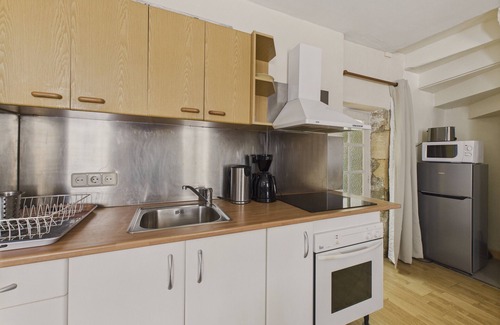 Sarlat-la-Caneda Chalet De Esquí | Casa para 4 con terraza en el centro de la ciudad