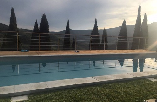 Notre-Dame-de-la-Rouviere Casa | Casa ubicada en el corazón de la piscina de Cévennes, vista impresionante.