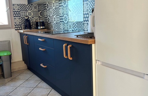 Quiberville Casa | Casa unifamiliar en terreno cerrado, vista al mar, playa 5 minutos, se admiten mascotas