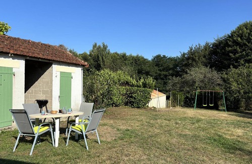 Diou Cabaña | Casa con jardín cerca del canal y el Loira, equipamiento completo, ideal para familias