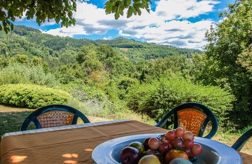 Villa Collemandina Casa | House with private pool at 2,8 km from Castiglione di Garfagnana. Panoramic view