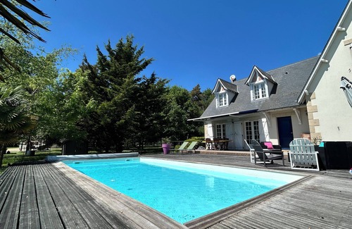 Cour-Cheverny Casa | Casa con piscina en el corazón del Valle del Loira