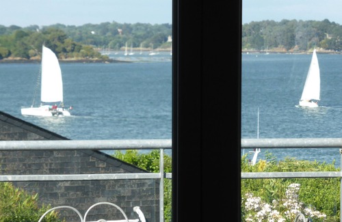 Baden Casa | Casa con vista al golfo de Morbihan, acceso directo al puerto, amplio jardín