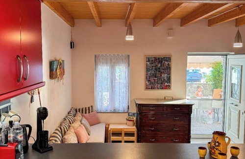 Dorida Casa | Ianos Maisonette - 1880s Seafront Stone House with King Beds by Hilton