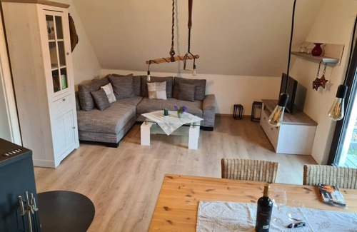 Helmeroth Condominio | Ideal f. Families, eat-in kitchen, play corner, garden, terrace, animals, great nature