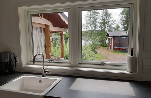 Falun Casa | Casa sueca idílica en un lugar idílico en una playa privada