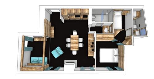 Sauze d'Oulx Apartamento | Il Focolare - Attico centrale di charme
