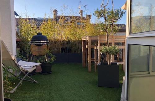Martigues Casa | In the heart of the Island, contemporary house with daylight well and BBQ roof terrace