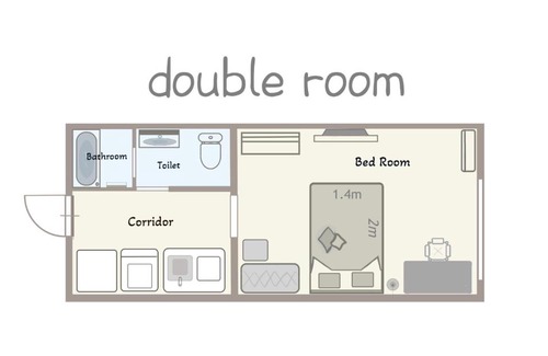 Nishijin Apartamento | INA HOUSE Nijojo