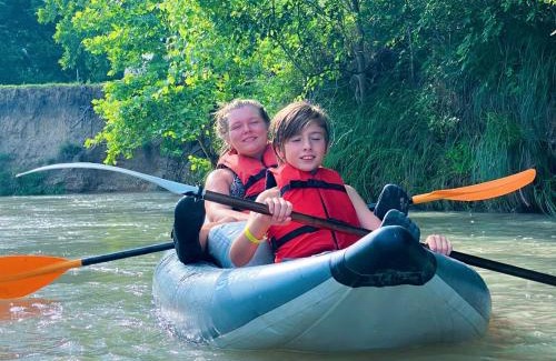 Prairie Lea Otro | Incredible Glamping Retreat near Kingsbury, Texas: Luxury Safari Tent on the San Marcos River Perfect for a Family